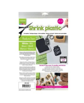 Vaessen Creative Krimpfolie A4 Wit 25pcs (AR3-600)* Vaessen Creative Krimpfolie A4 Wit 25pcs (AR3-600)*