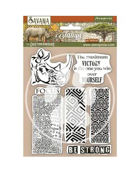 Stamperia Savana Grafiti Natural Rubber Stamp (WTKCC210)* Stamperia Savana Grafiti Natural Rubber Stamp (WTKCC210)*