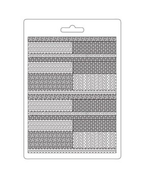 Stamperia Bauhaus Soft Mould A5 Textile Pattern (K3PTA5629)* Stamperia Bauhaus Soft Mould A5 Textile Pattern (K3PTA5629)*