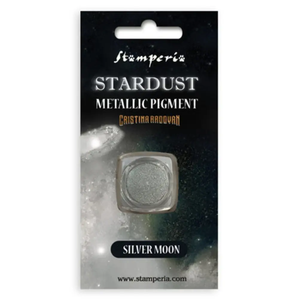 Stamperia Stardust Metallic Pigment Silver Moon (KAPRB04)
