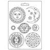 Stamperia Cosmos Infinity Soft Mould A5 Sun and Moon (K3PTA5631)