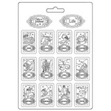 Stamperia Cosmos Infinity Soft Mould A4 Zodiac (K3PTA4548)