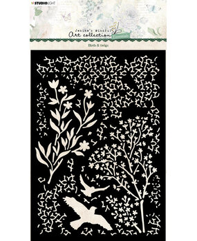 Studio Light Jenine's Mindful Art Collection Masking Stencil Birds & Twigs (JMA-ES-MASK102)*