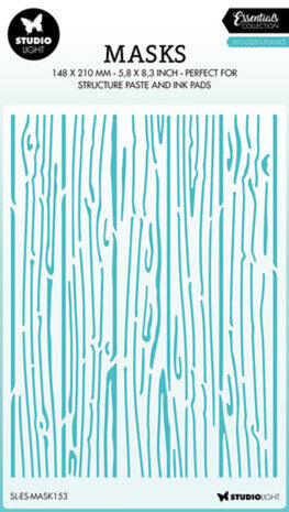 Studio Light Essentials Wooden Planks A5 Masking Stencil (SL-ES-MASK153) Studio Light Essentials Wooden Planks A5 Masking Stencil (SL-ES-MASK153)