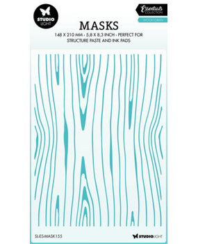 Studio Light Essentials Wood Grain A5 Masking Stencil (SL-ES-MASK155) Studio Light Essentials Wood Grain A5 Masking Stencil (SL-ES-MASK155)