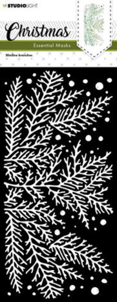 Studio Light Christmas Slimline Branches Masking Stencil (SL-ES-MASK115) Studio Light Christmas Slimline Branches Masking Stencil (SL-ES-MASK115)