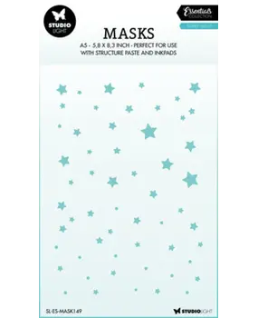 Studio Light Essentials Starry Night A5 Masking Stencil (SL-ES-MASK149) Studio Light Essentials Starry Night A5 Masking Stencil (SL-ES-MASK149)