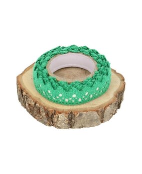 Make by Me! Tape Zelfklevend Kant 2 m Donkergroen (TP.730) Make by Me! Tape Zelfklevend Kant 2 m Donkergroen (TP.730)