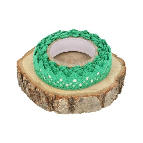 Make by Me! Tape Zelfklevend Kant 2 m Donkergroen (TP.730) Make by Me! Tape Zelfklevend Kant 2 m Donkergroen (TP.730)