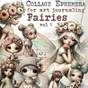 Maremi's Small Art Fairies Vol 1 Collage Ephemera Book Maremi's Small Art Fairies Vol 1 Collage Ephemera Book