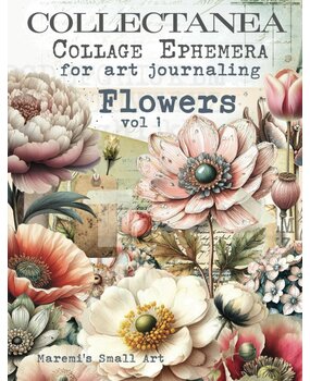 Maremi's Small Art Flowers Vol 1 Collage Ephemera Book Maremi's Small Art Flowers Vol 1 Collage Ephemera Book