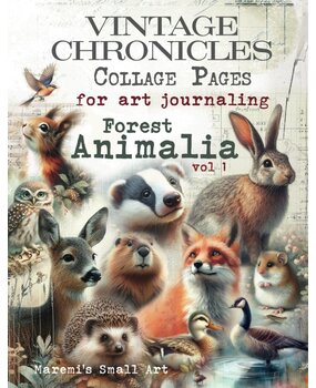 Maremi's Small Art Forest Animalia Vol 1 Collage Pages Book Maremi's Small Art Forest Animalia Vol 1 Collage Pages Book