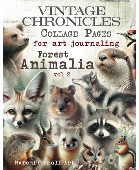 Maremi's Small Art Forest Animalia Vol 2 Collage Pages Book Maremi's Small Art Forest Animalia Vol 2 Collage Pages Book