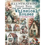 Maremi's Small Art Whimsical Houses & Backgrounds Collage Pages Book