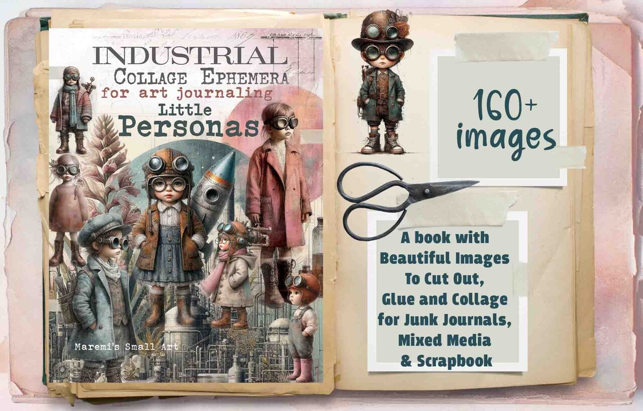 Maremi's Small Art Little Personas Collage Ephemera Book Maremi's Small Art Little Personas Collage Ephemera Book