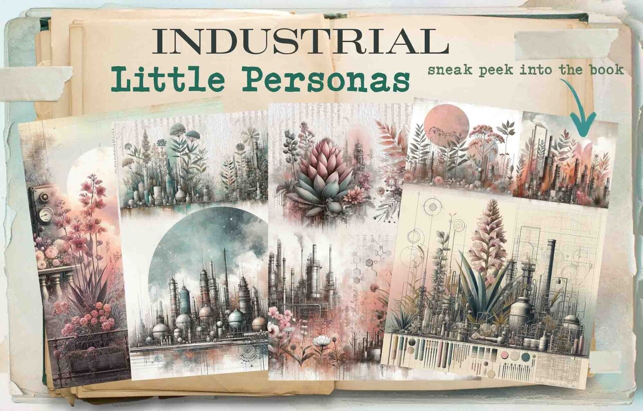 Maremi's Small Art Little Personas Collage Ephemera Book Maremi's Small Art Little Personas Collage Ephemera Book