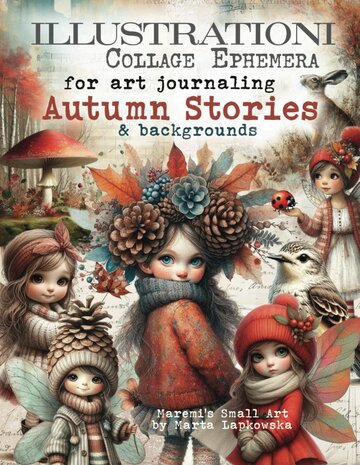 Maremi's Small Art Autumn Stories & Backgrounds Collage Ephemera Book Maremi's Small Art Autumn Stories & Backgrounds Collage Ephemera Book