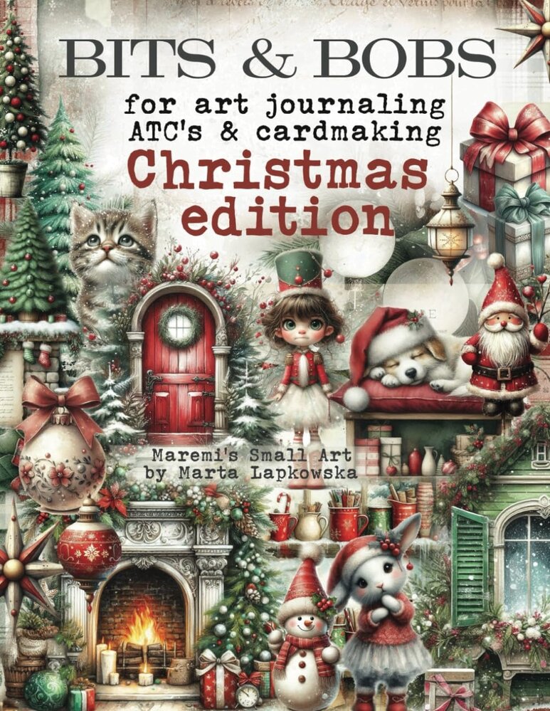 Maremi's Small Art Bits & Bobs Christmas Edition ATC's & Cardmaking Book Maremi's Small Art Bits & Bobs Christmas Edition ATC's & Cardmaking Book