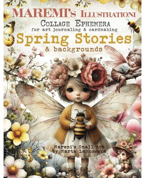 Maremi's Small Art Spring Stories & Backgrounds Collage Ephemera Book Maremi's Small Art Spring Stories & Backgrounds Collage Ephemera Book