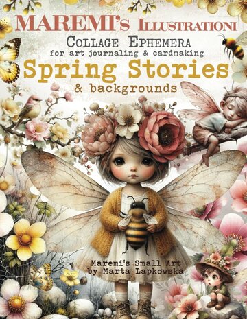 Maremi's Small Art Spring Stories & Backgrounds Collage Ephemera Book Maremi's Small Art Spring Stories & Backgrounds Collage Ephemera Book