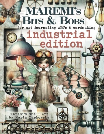 Maremi's Small Art Bits & Bobs Industrial Edition ATC's & Cardmaking Book Maremi's Small Art Bits & Bobs Industrial Edition ATC's & Cardmaking Book