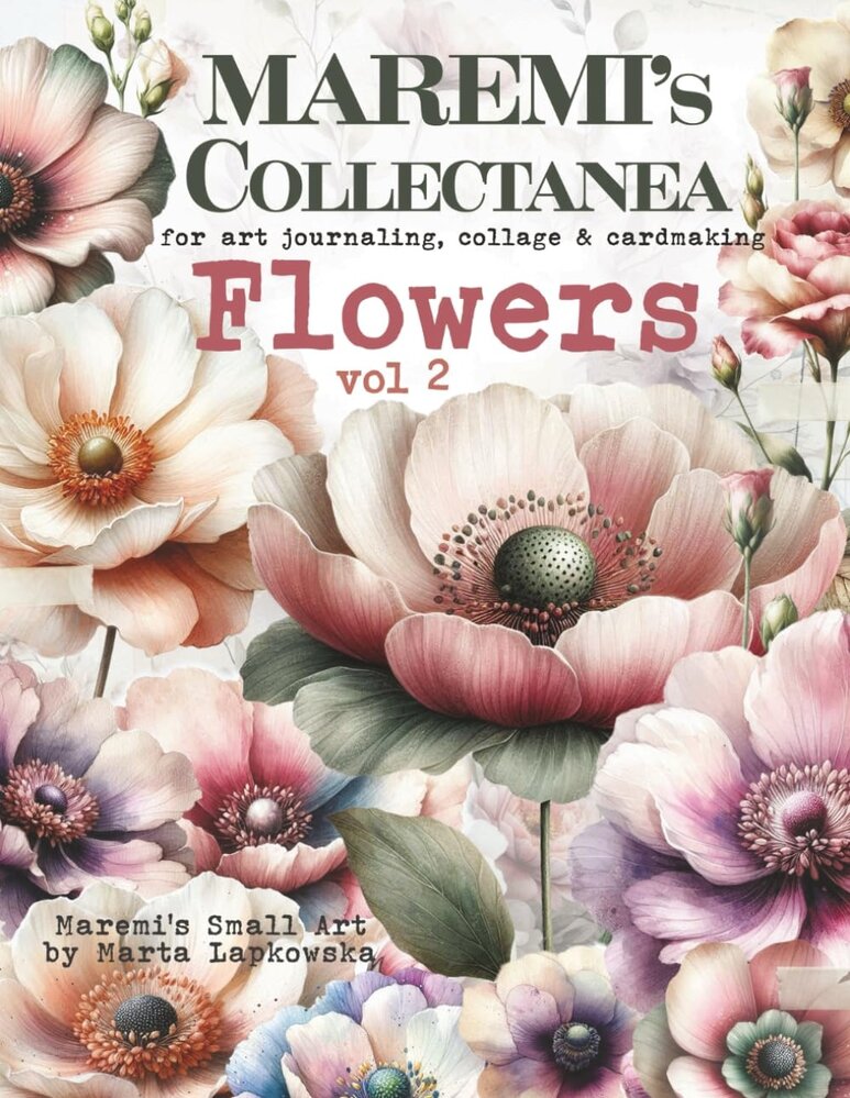 Maremi's Small Art Flowers Vol 2 Collage Ephemera Book Maremi's Small Art Flowers Vol 2 Collage Ephemera Book