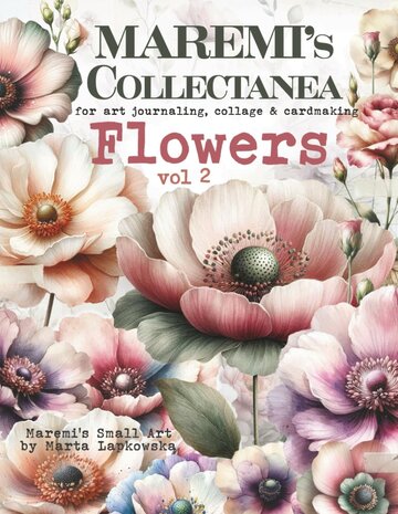 Maremi's Small Art Flowers Vol 2 Collage Ephemera Book Maremi's Small Art Flowers Vol 2 Collage Ephemera Book