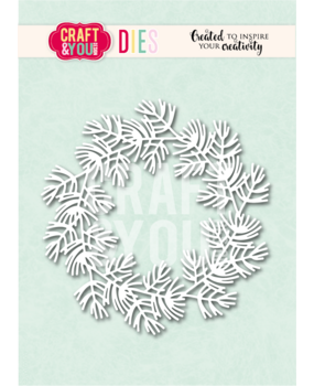 Craft & You Dies Pine Wreath (CW381)
