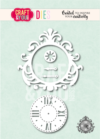 Craft & You Dies Clock (CW383) Craft & You Dies Clock (CW383)