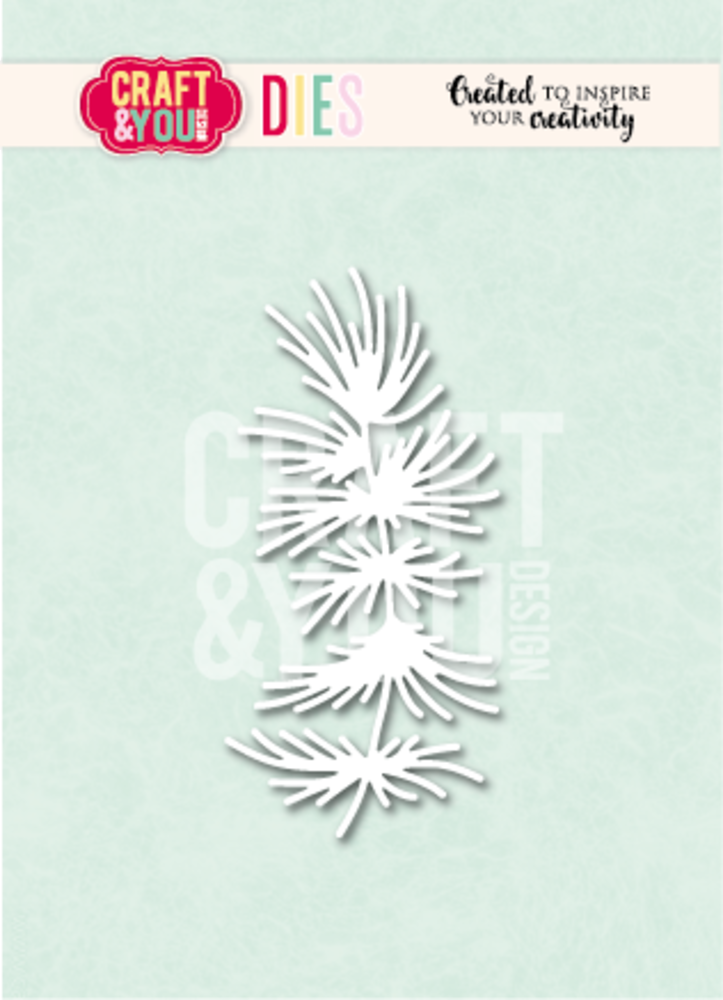 Craft & You PRE-ORDER Dies Pine Twig (CW377) Craft & You PRE-ORDER Dies Pine Twig (CW377)