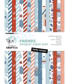 Creative Craftlab Friendz Hello Winter A5 Paper Pad (CCL-FR-DPP305) Creative Craftlab Friendz Hello Winter A5 Paper Pad (CCL-FR-DPP305)
