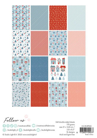 Creative Craftlab Friendz Hello Winter A5 Paper Pad (CCL-FR-DPP305) Creative Craftlab Friendz Hello Winter A5 Paper Pad (CCL-FR-DPP305)