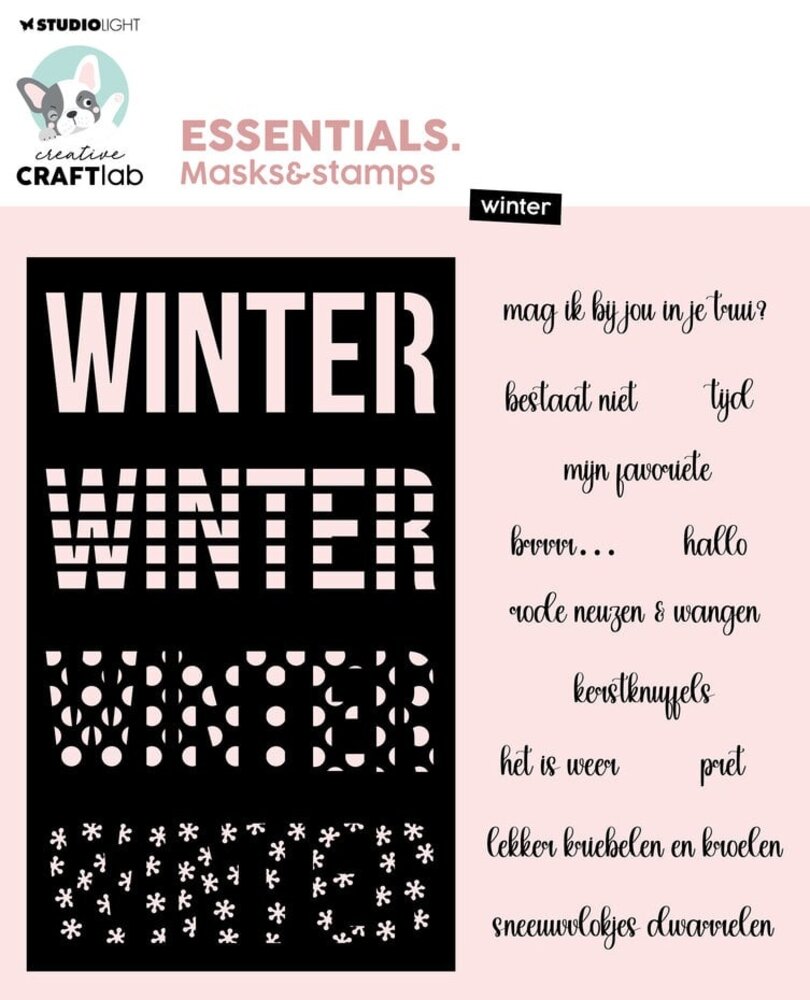 Creative Craftlab Essentials Masks & Stamps Winter (CCL-ES-MST10) Creative Craftlab Essentials Masks & Stamps Winter (CCL-ES-MST10)