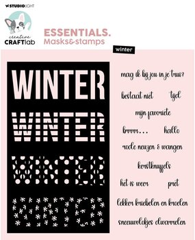 Creative Craftlab Essentials Masks & Stamps Winter (CCL-ES-MST10) Creative Craftlab Essentials Masks & Stamps Winter (CCL-ES-MST10)
