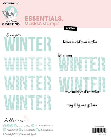 Creative Craftlab Essentials Masks & Stamps Winter (CCL-ES-MST10) Creative Craftlab Essentials Masks & Stamps Winter (CCL-ES-MST10)