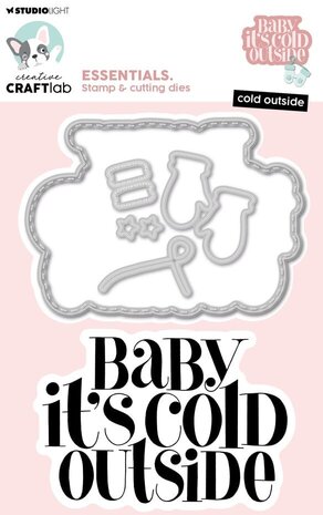 Creative Craftlab Essentials Stamp & Die Cold Outside (CCL-ES-SCD94) Creative Craftlab Essentials Stamp & Die Cold Outside (CCL-ES-SCD94)