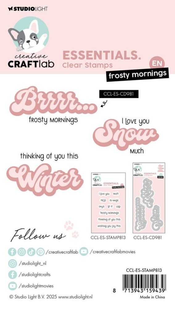 Creative Craftlab Essentials Clear Stamp Frosty Mornings (CCL-ES-STAMP813) Creative Craftlab Essentials Clear Stamp Frosty Mornings (CCL-ES-STAMP813)