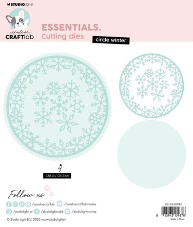 Creative Craftlab Essentials Dies Circle Winter (CCL-ES-CD983) Creative Craftlab Essentials Dies Circle Winter (CCL-ES-CD983)