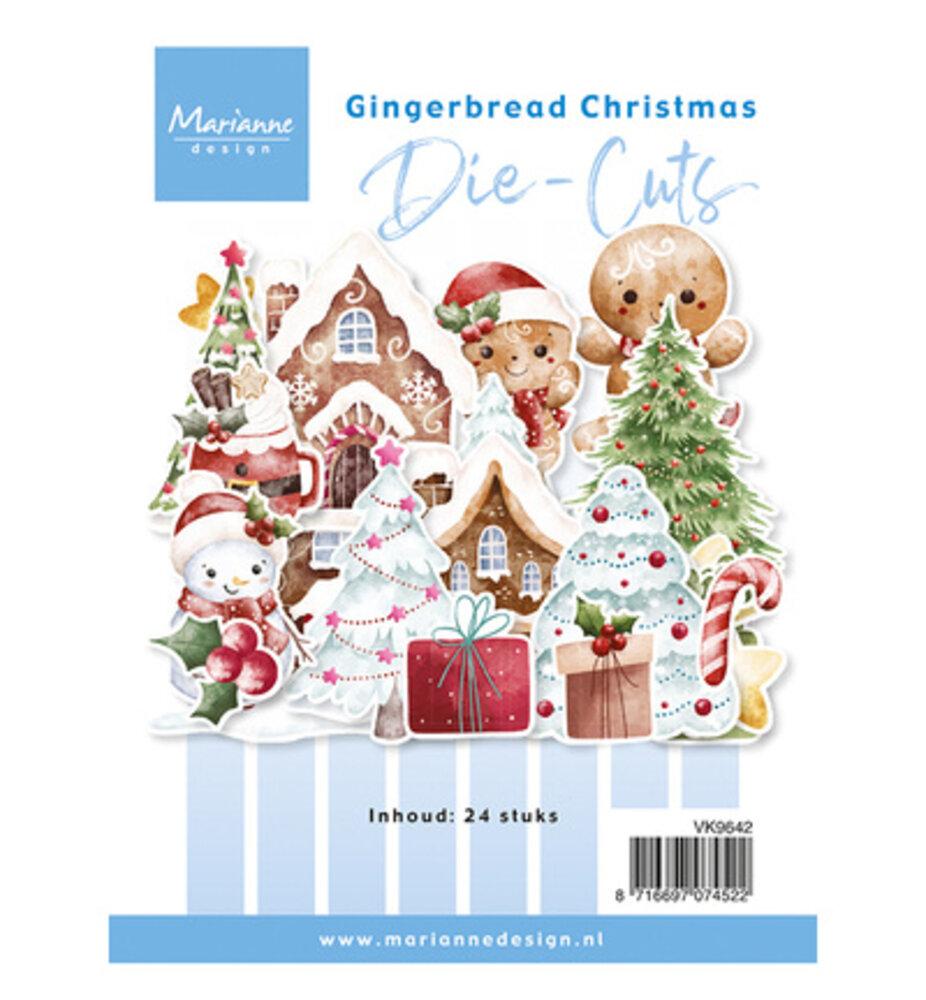 Marianne Design Die-cuts Gingerbread Christmas (VK9642) Marianne Design Die-cuts Gingerbread Christmas (VK9642)