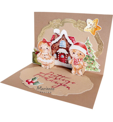 Marianne Design Die-cuts Gingerbread Christmas (VK9642) Marianne Design Die-cuts Gingerbread Christmas (VK9642)
