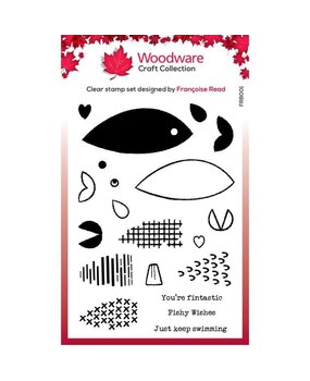 Woodware Build A Fish Clear Stamps (FRB001) (OUTLET) Woodware Build A Fish Clear Stamps (FRB001) (OUTLET)