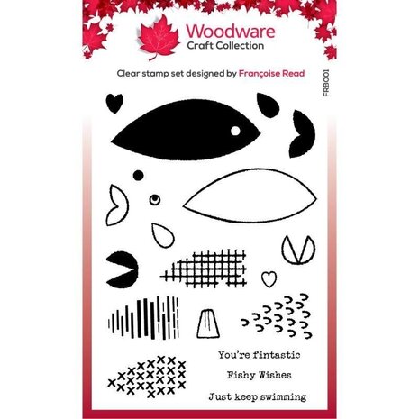 Woodware Build A Fish Clear Stamps (FRB001) (OUTLET) Woodware Build A Fish Clear Stamps (FRB001) (OUTLET)