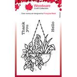 Woodware Hanging Basket Clear Stamp (FRM032) (OUTLET)