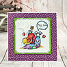 Woodware Happy Snail Clear Stamps (FRM038) (OUTLET)