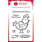 Woodware French Hen Clear Stamps (FRM047) (OUTLET)