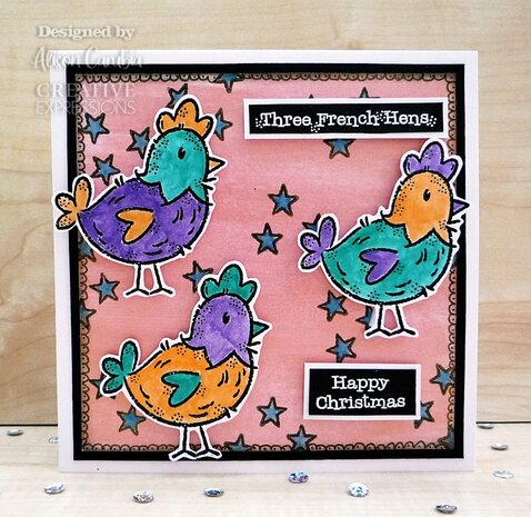 Woodware French Hen Clear Stamps (FRM047) (OUTLET) Woodware French Hen Clear Stamps (FRM047) (OUTLET)