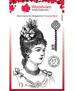 Woodware Vintage Lady Clear Stamps (FRM057) (OUTLET) Woodware Vintage Lady Clear Stamps (FRM057) (OUTLET)