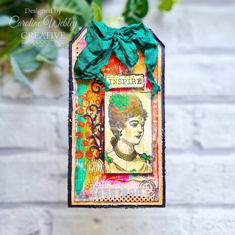 Woodware Vintage Lady Clear Stamps (FRM057) (OUTLET)