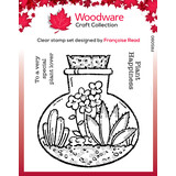 Woodware Terrarium Clear Stamp (FRS090) (OUTLET)