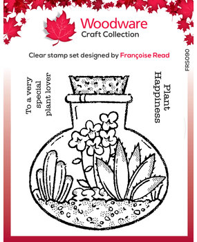 Woodware Terrarium Clear Stamp (FRS090) (OUTLET)